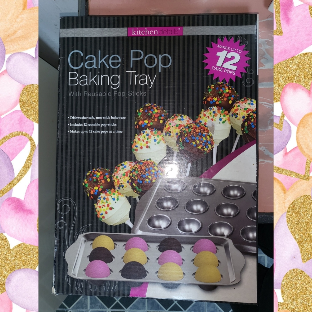 Brand New Cake Pop Baking Tray with re-usable Sticks